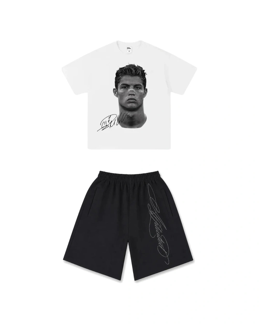 Fit koszulka CR7 + spodenki "lyrics"