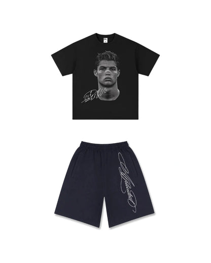 Fit koszulka CR7 + spodenki "lyrics"