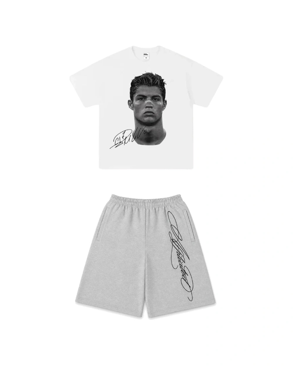 Fit koszulka CR7 + spodenki "lyrics"