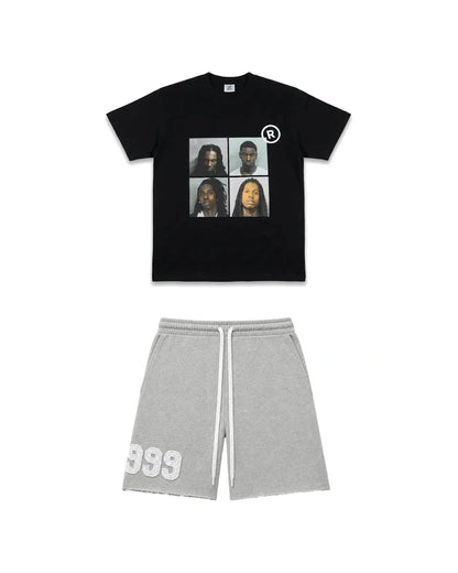 Fit koszulka "MugShots" + spodenki "999"