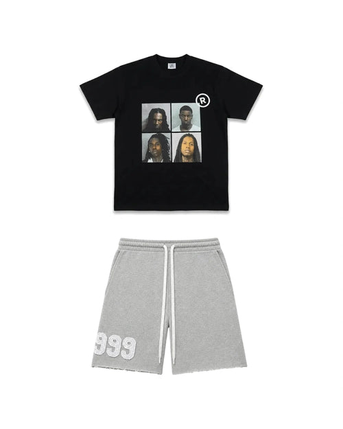 Fit koszulka "MugShots" + spodenki "999"