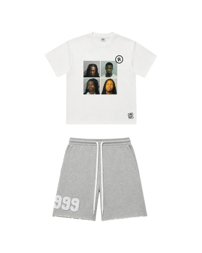 Fit koszulka "MugShots" + spodenki "999"