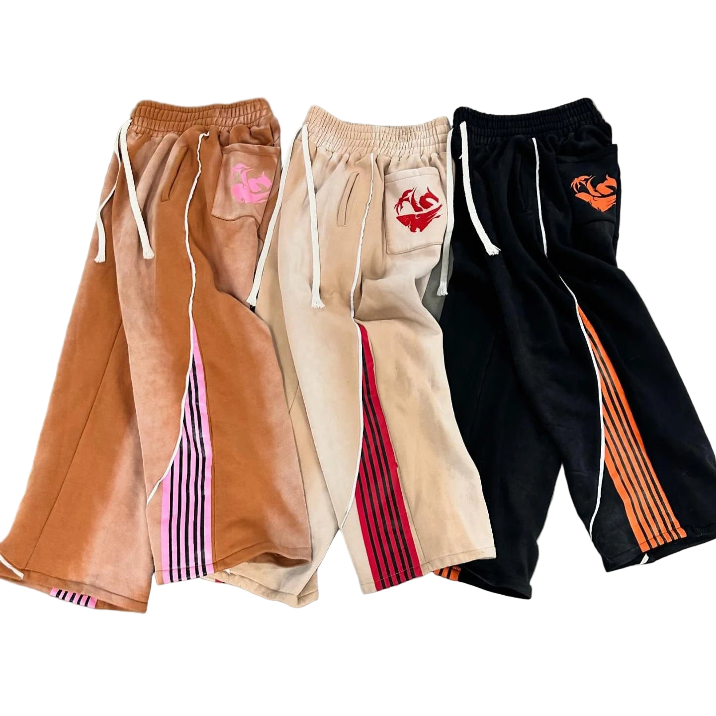 Baggy Dresy z 4 paskami - czapa7resell